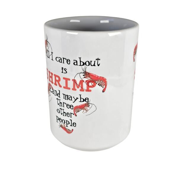Coffee Mug All I Care About Is Shrimp Cherry Neocaridina Freshwater Shrimp Gift - Picture 8 of 14